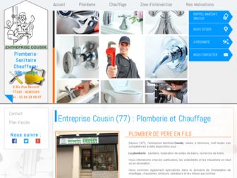 entreprisecousin.fr website preview