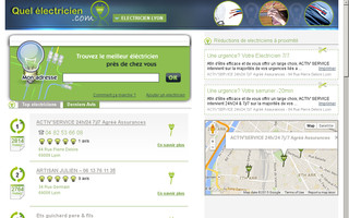 lyon.quel-electricien.com website preview