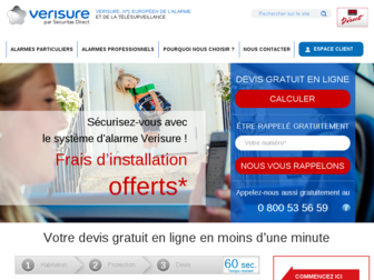verisure.fr website preview