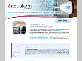 aqualarm.fr website preview