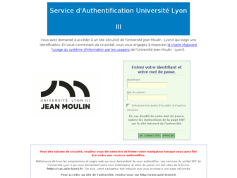 intranet.univ-lyon3.fr website preview