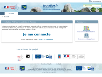 toutatice.fr website preview