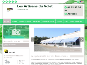 artisans-du-volet.fr website preview