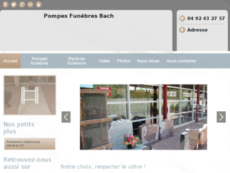 pompes-funebres-bach.fr website preview
