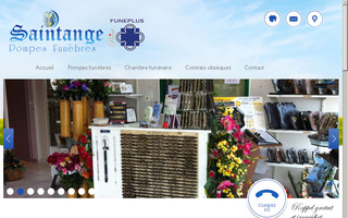 pompes-funebres-saintange.com website preview