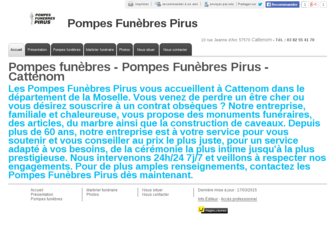 pompes-funebres-pirus.fr website preview