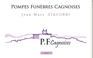 pompes-funebres-cagnoises.com website preview