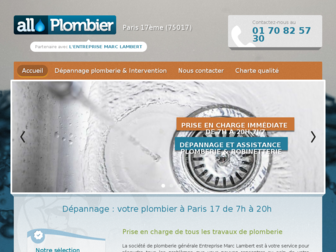 allo-plombier-paris17.fr website preview