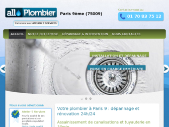 allo-plombier-paris9.fr website preview