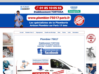 plombier-75017-paris.fr website preview