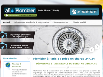 allo-plombier-paris5.fr website preview