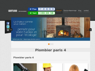 plombier-paris-4.lartisanpascher.com website preview