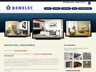 electricite.benelec.fr website preview