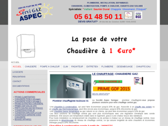 aspec-servigaz.fr website preview