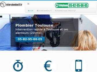 victor-plombier31.fr website preview