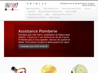 assistanceplomberie.fr website preview