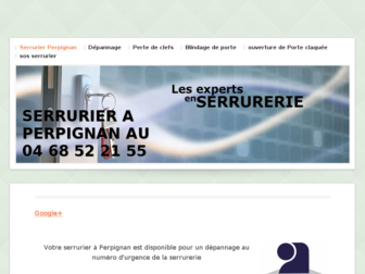 perpignanserrurier.fr website preview