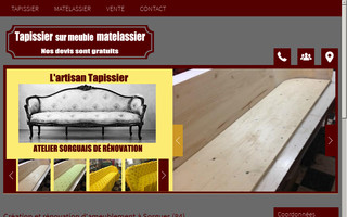 tapissier-sorgues-asr.fr website preview