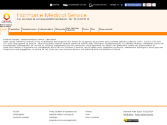 harmonie-medical-service-poitiers.fr website preview