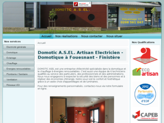 domotic-asel.com website preview
