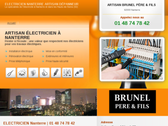 nanterre.help-electricien.fr website preview