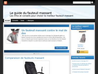 fauteuils-massant.fr website preview