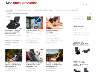mon-fauteuil-massant.com website preview
