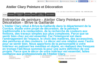 clary-peinture-decoration.fr website preview