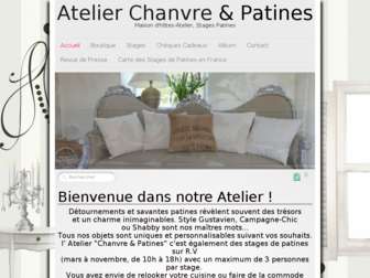 atelier-chanvre-patines.fr website preview