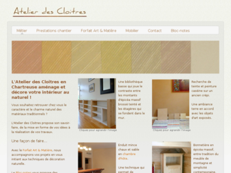 atelier-des-cloitres.fr website preview