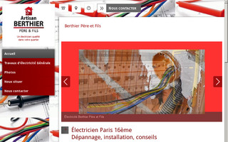 electricien-berthier-paris-75016.fr website preview