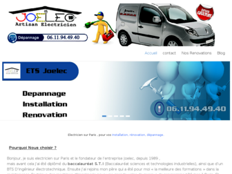 joelec.fr website preview