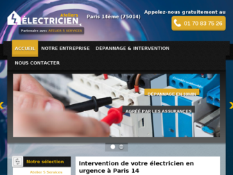 ateliers-electricien-paris14.fr website preview