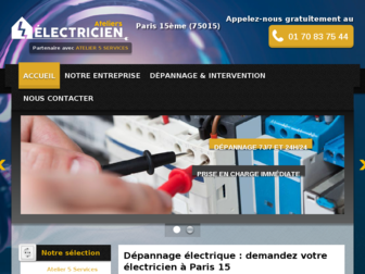 ateliers-electricien-paris15.fr website preview