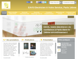 eavs-electricien-paris.fr website preview
