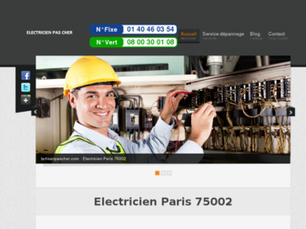 electricienparis75002.lartisanpascher.com website preview