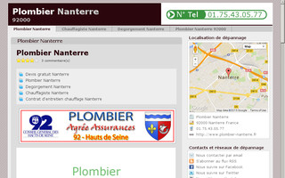 plombier-nanterre.fr website preview