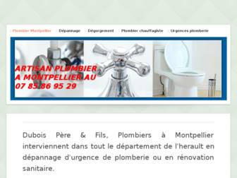 depannage-plombier-montpellier.fr website preview