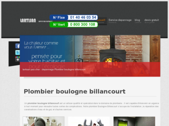 plombier-boulogne-billancourt-92100.lartisanpascher.com website preview