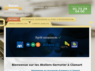 ateliers-serrurier-clamart.fr website preview