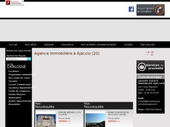 groupeespaceimmobilierajaccien.fr website preview