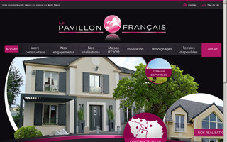 lepavillonfrancais.fr website preview