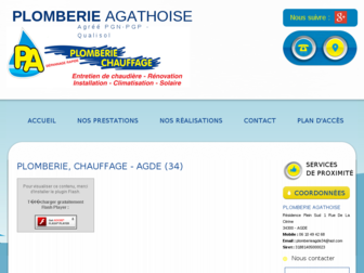 plomberie-agde.fr website preview