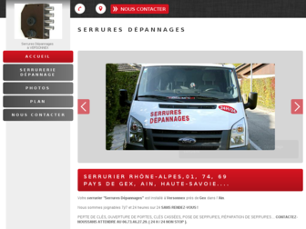 serrures-depannages.fr website preview