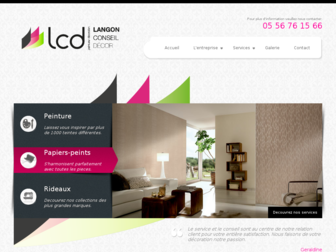 langonconseildecor.fr website preview