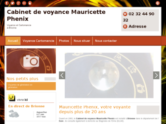 voyance-mauricette-phenix.fr website preview