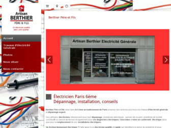 electricien-berthier-paris-75006.fr website preview