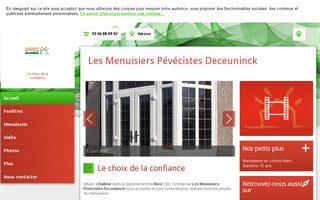 menuisiers-pevecistes-bailleul.com website preview