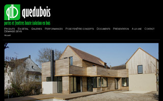 quedubois.com website preview