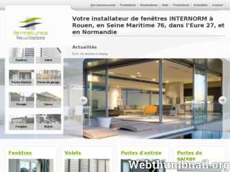 fermetures-neuvillaises.fr website preview